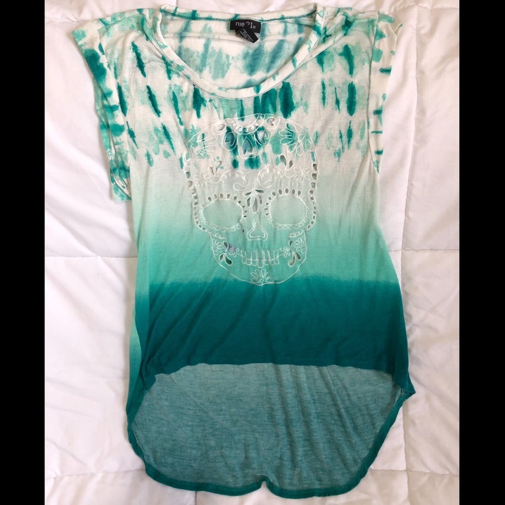 💀Tye Dye Skull Tank 💀